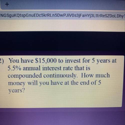 How much money will you have at the end of 5 years?