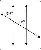 Please solve for angle X