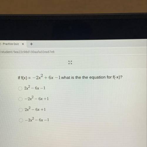 What is the equation for f(-x)