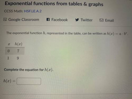 What is h(x)=? help please