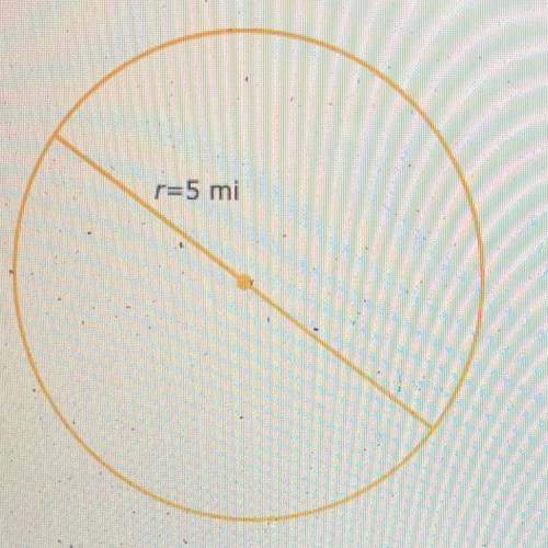 The radius of a circle is 5 miles. What is the diameter? Give the exact answer in simplest form.