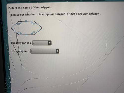 Select the name of the polygon. then select whether it is a regular polygon or not a regular polygon