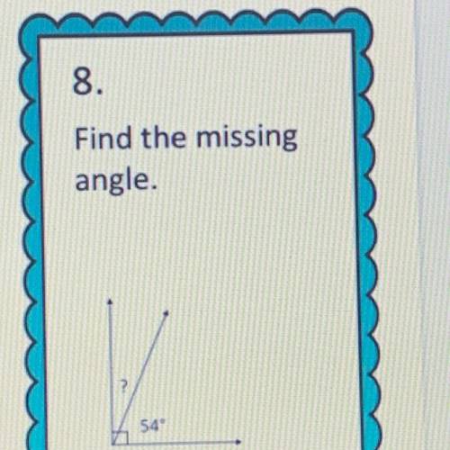 Can someone please help find the missing angle? Basically free points.