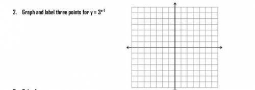 Complete the graph below with 3 points plotted to earn 30 points and brainliest :))