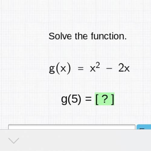 Please help me solve the function