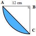 Find the area of the shaded regions below. Give your answer as a completely simplified exact value i