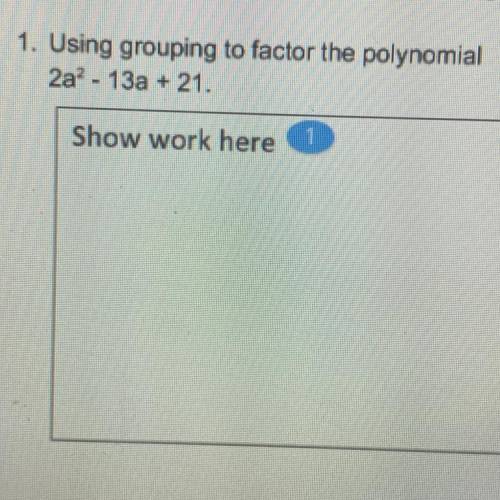 Whats the polynomial?