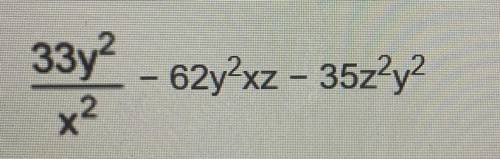 What statement best demonstrates why the following is a NON-EXAMPLE of a polynomial?  a. The express