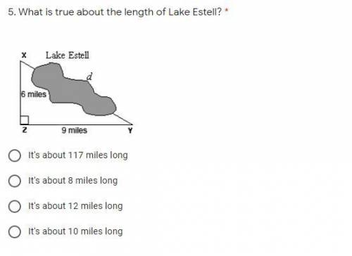 This one is confusing, i thought it was 4 miles but its not an answer choice, can someone help?