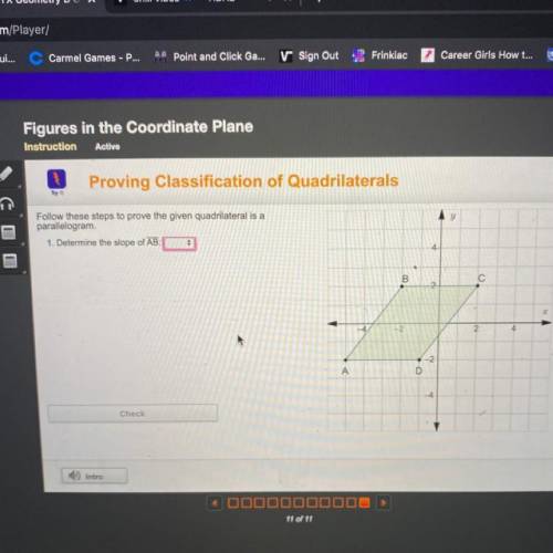Proving Classification of Quadrilaterals Follow these steps to prove the given quadrilateral is a pa