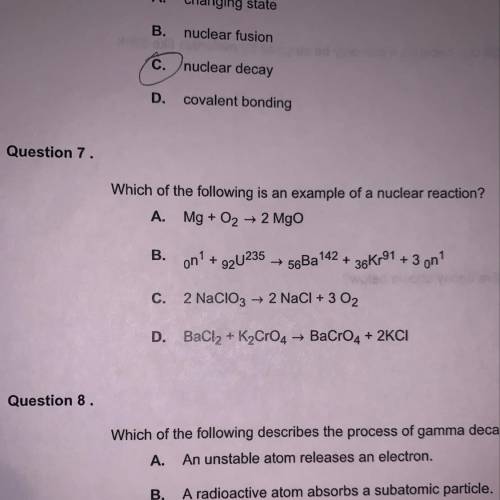 I need help question 7