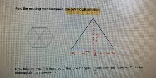 Find the missing measurement using phythagorean theorem