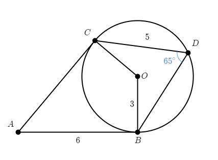 Angle A is circumscribed about circle You What is the length of AC?