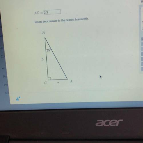 Solving for a right triangle