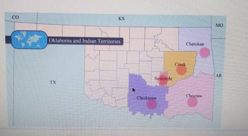 Identify the two Native American nations that had extensive coal deposits.correct awnser is Ckickasa