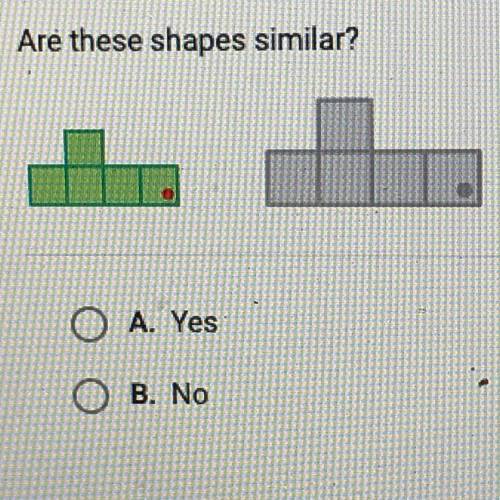 Are these shapes similar?