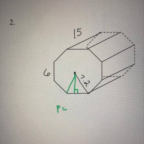 What is the lateral area and total surface area of this octagonal prism?