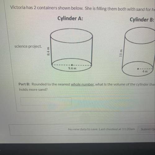 What is the volume of model A and round to the nearest whole number