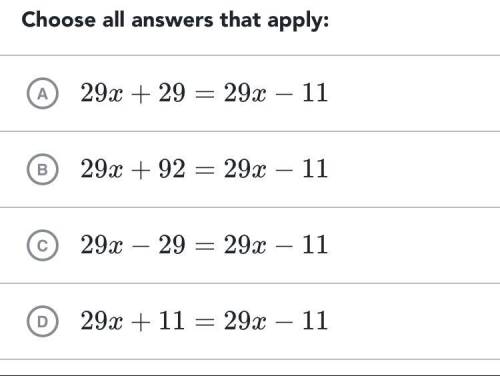 Which of the following equation have no solutions