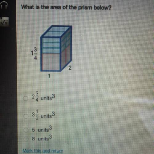 What is the area of the prism below pls help ASAP