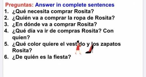 Can you guys answer these in Spanish, ASAP, thanks will give brainliest