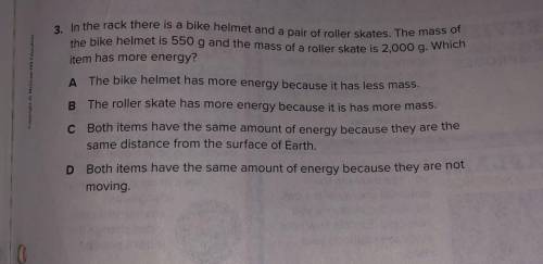 Help on science question please!