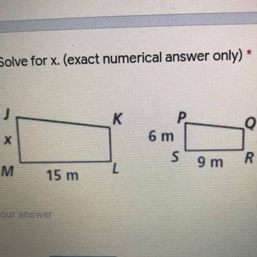 Find the length of X.