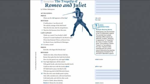 What does Benvolio’s retelling of the fight reveal about his character? Which details does he choose
