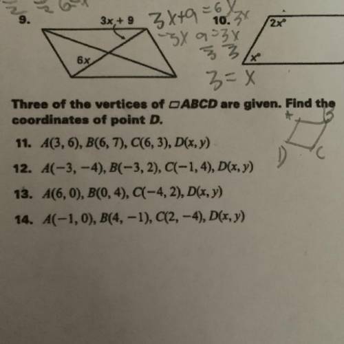 Could someone please assist me in solving 12-14? i will give thanks and brainliest