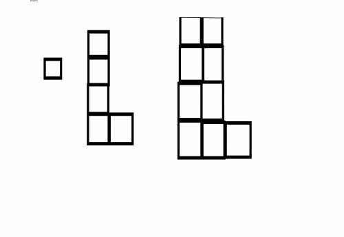A) Draw the next two figures in the tile pattern. b) Write a pattern rule using an algebraic express