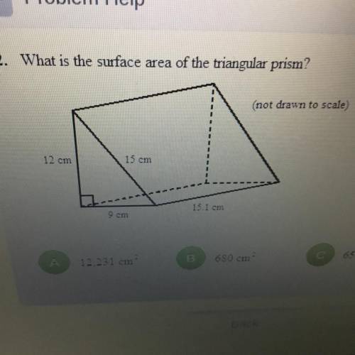 How to do surface area of a triangular prism