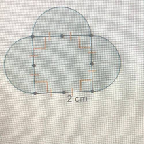 What is the area of the composite figure? (671+ 4) cm? (67T + 16) cm? (121T + 4) cm? (1217 416) cm
