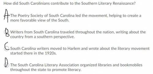 WILL DO How did South Carolinians contribute to the Southern literary resistance?