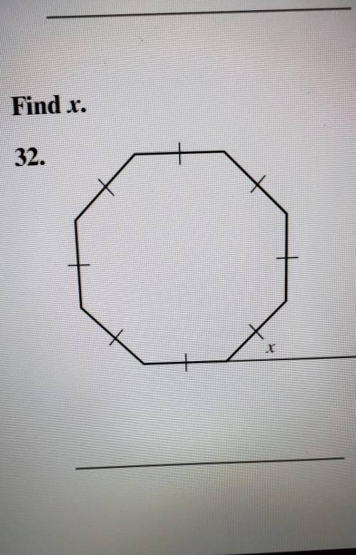 Find x.32.please only answer if yk thx
