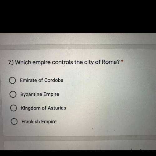 Which empire controls the city of Rome ?