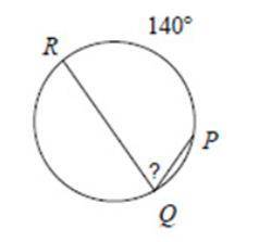 Find m < RQP a. 70° b. 55° c. 80° d. 90°