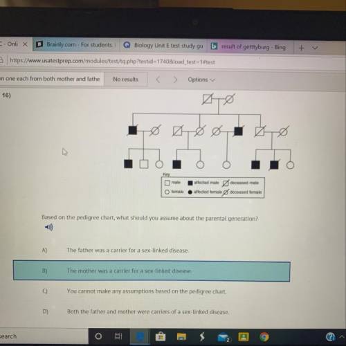 Is the answer B? I just want to check my answer