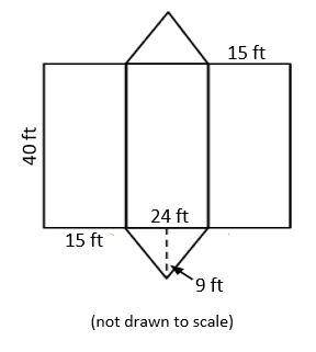 Please Help will mark brainliest if correct! What is the surface area of the triangular prism? a) 2,