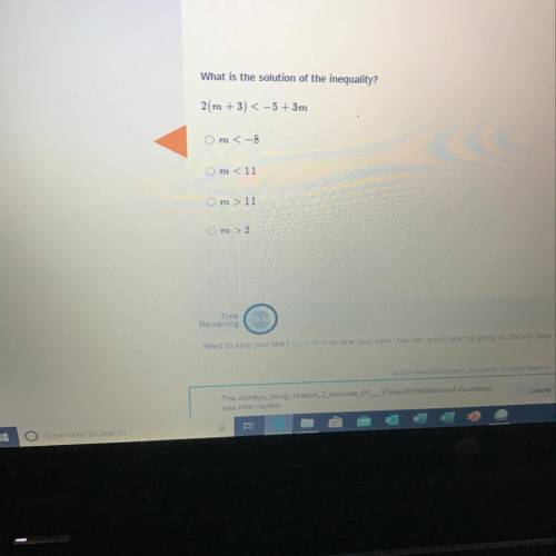 What is The solution of The inequality