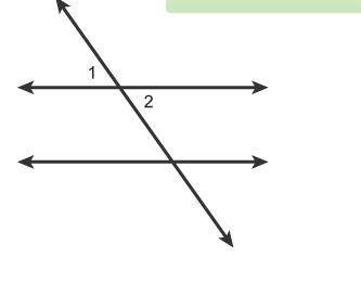 ILL MARK BRAINLIST Which relationship describes angles 1 and 2? complementary angles adjacent angles