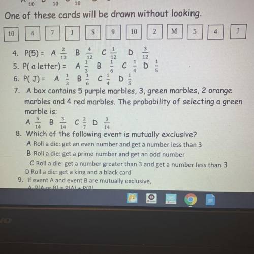 Need answers for Question  5 and 6