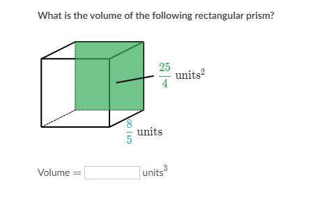 Whats the volume of the following rectangular prism?