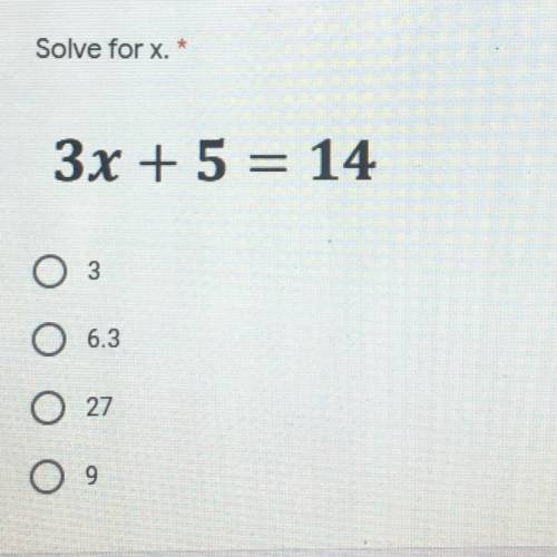 Solve for X Tysm if you answer I rlly appreciate it!