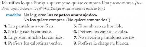 Spanish question (30 points) and brainliest (tell me how bc idk how to add brainliest) picture attac