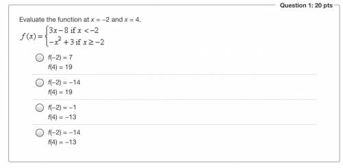Hello! I could use some help with this algebra question:)