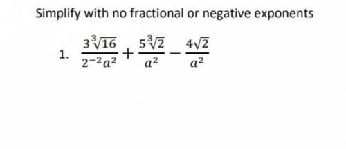 Can someone help explain how to do this. It is radical expressions
