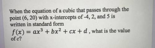 What is the value of c? Please help me. :(