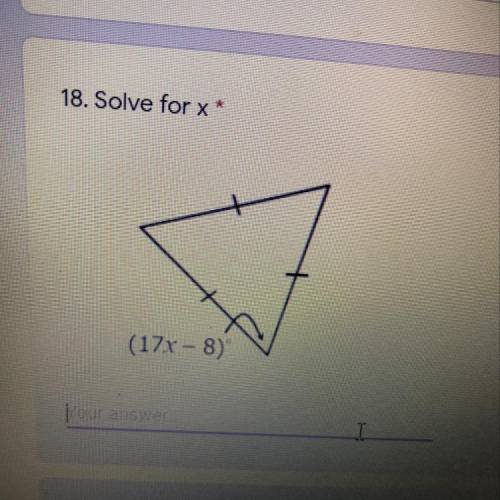 Solve for x* (17x - 8)