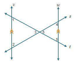 Which set of statements about the angles is true? Angle 1 is congruent to angle 6, angle 2 is congru