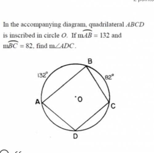 Help with the question above please!! A. 66 B. 107 C. 41 D. can not be determined